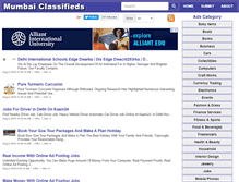 Tablet Screenshot of mumbaiclassify.com